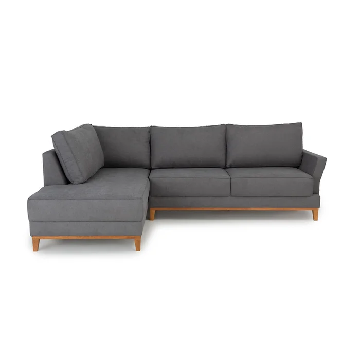 Rinconera Amadeus Chica - Tela Microfibra - Chaise Izquierdo - 2160 (Grafito) en Gris - Sillones y sofás, Uruguay | NYR, vista 2