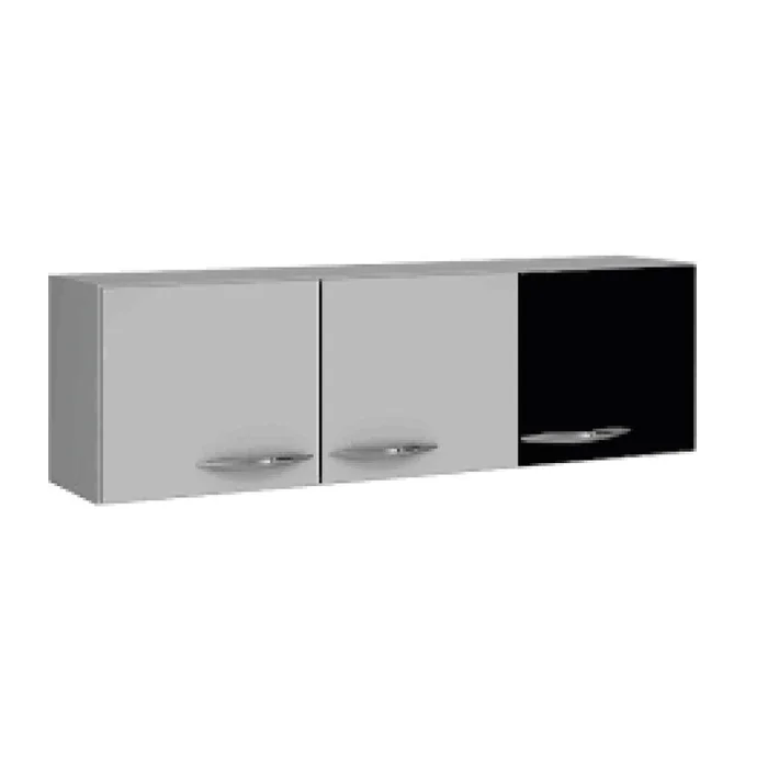 Aereos Cocina Mueble 3 Puertas Blanco/negro 613 en Blanco, Uruguay | Soy Hogar