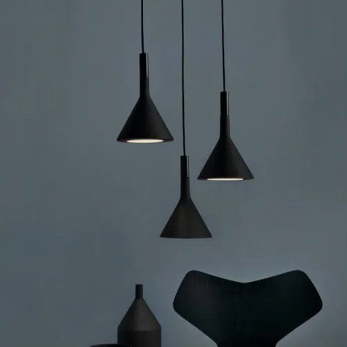 LUMINARIA FRANCESCO BLACK - Lámparas colgantes, Uruguay | Berlina Store