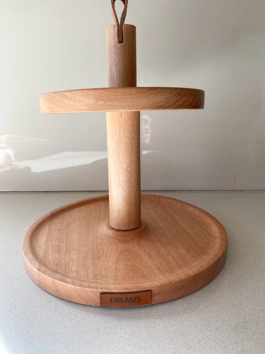 Soporte Doble Plato para Muffins en Madera natural - Decoración, Uruguay | Dreams On Time, vista 15