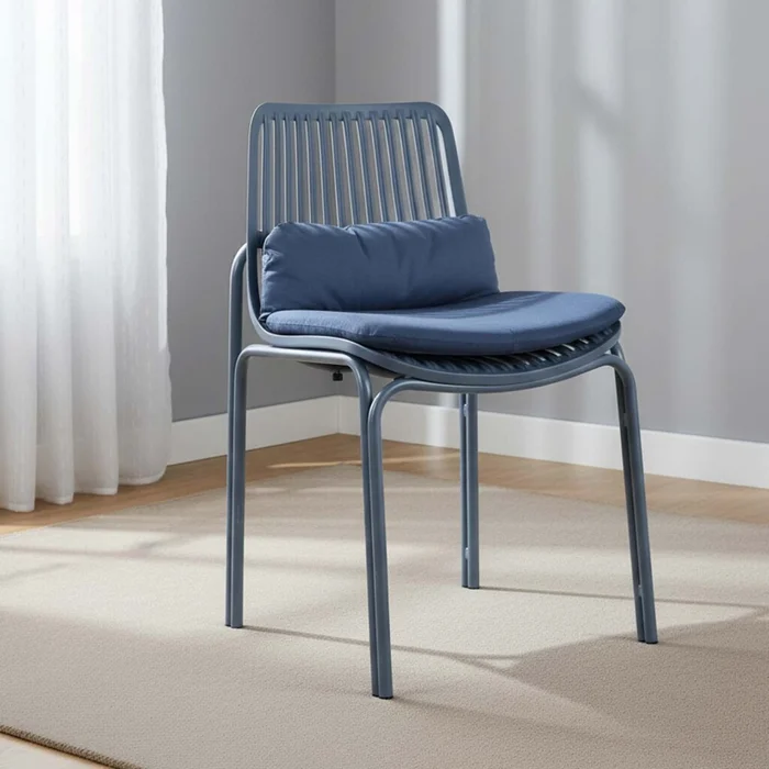 Silla De Comedor Polipropileno Azul Lisa en Azul - Sillas, Uruguay | Divino