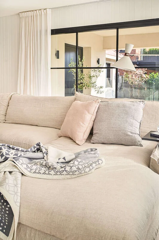 SILLON ALMA RINCONERO XXL - LINO CRUDO en Blanco - Sillones y sofás, Uruguay | La Iberica, vista 8