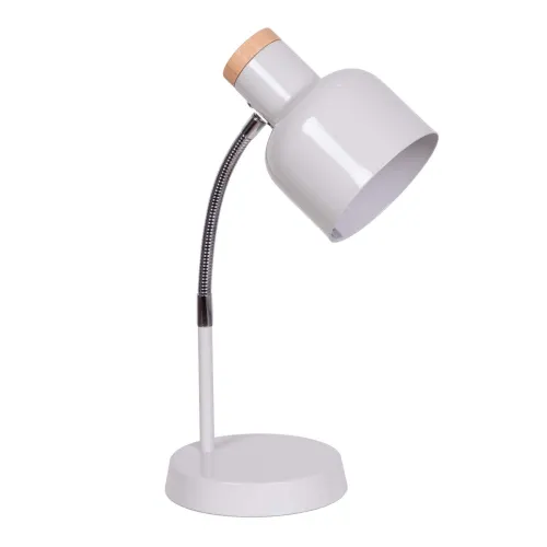 Lámpara De Escritorio Metal Gris Lt94087 en Blanco - Lámparas de mesa, Uruguay | Divino