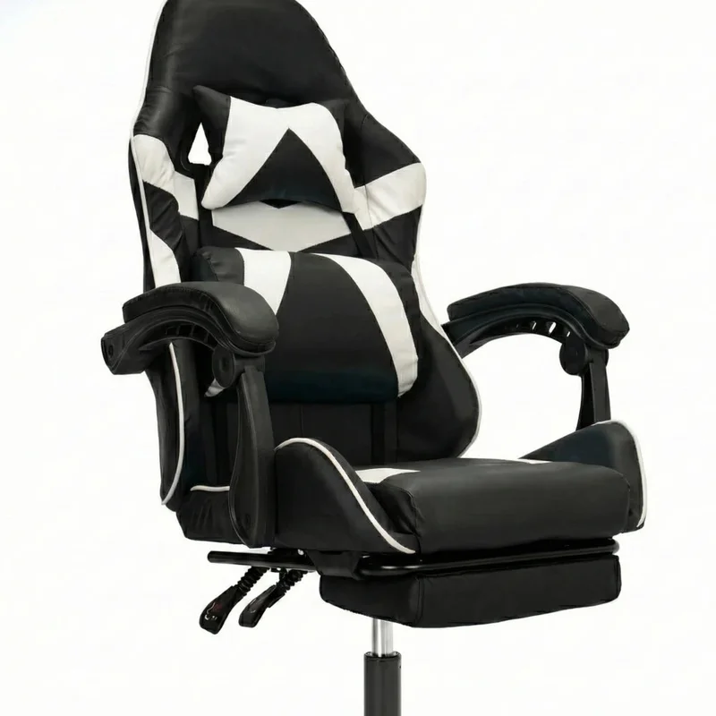 Silla Gamer Gaming Ergonomica Reclinable - Blanco en Multicolor - Sillas de escritorio, Uruguay | Ecowood, vista 3