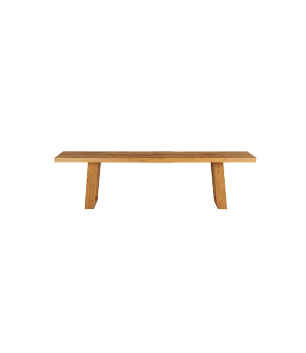 BANCO SIDEWAY TEKA NAT en Madera natural - Butacas, banquetas y puffs, Uruguay | Más Infinito Casa