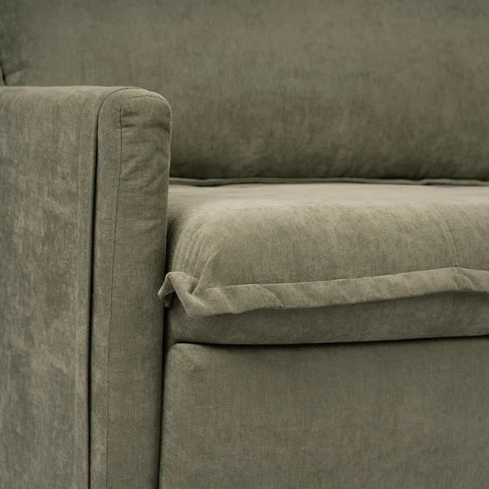 Sofá Cama Oliver 3 Cuerpos - Verde en Verde - Sillones y sofás, Uruguay | Rústico Hogar, vista 5