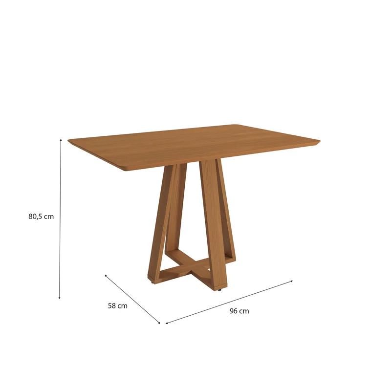 Mesa de comedor Alva - 120CM en Madera natural - Mesas de comedor, Uruguay | Balton, vista 7