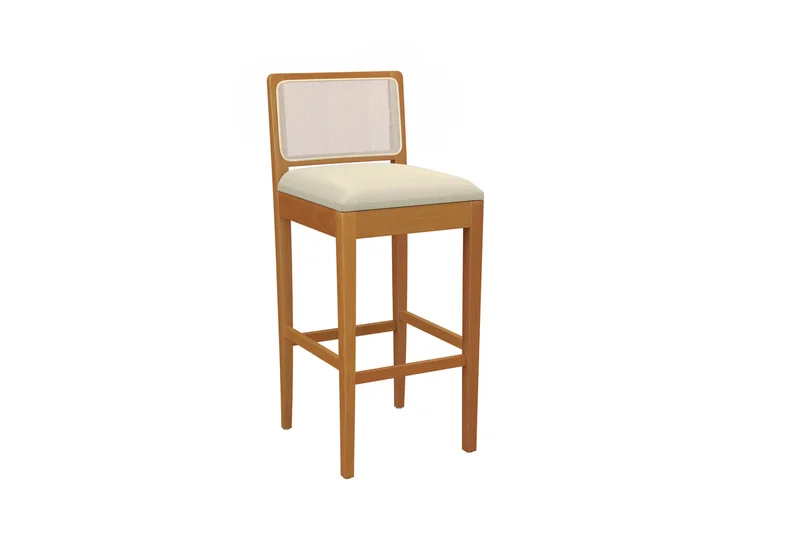 Banqueta Sara - Madera Maciza en Madera natural - Butacas, banquetas y puffs, Uruguay | Balton, vista 3