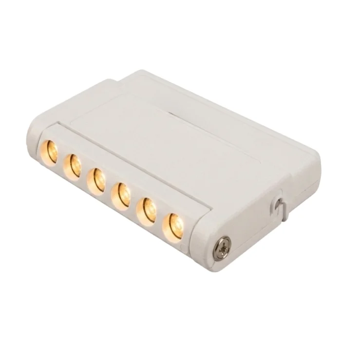 Spot Lineal Ajustable Magnético G2 6W 2700K Blanco en Negro - Lámparas colgantes, Uruguay | Serlux, vista 2