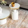Mesa auxiliar GLAM Blanco - Mesas de comedor, Uruguay | Viasono, vista 2 de 4