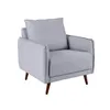 Butaca Tela Gris Charlotte en Gris - Sillones y sofás, Uruguay | Divino, vista 2 de 7