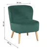 Butaca Tela Verde Mila Verde Oliva en Verde - Sillones y sofás, Uruguay | Divino, vista 7 de 8