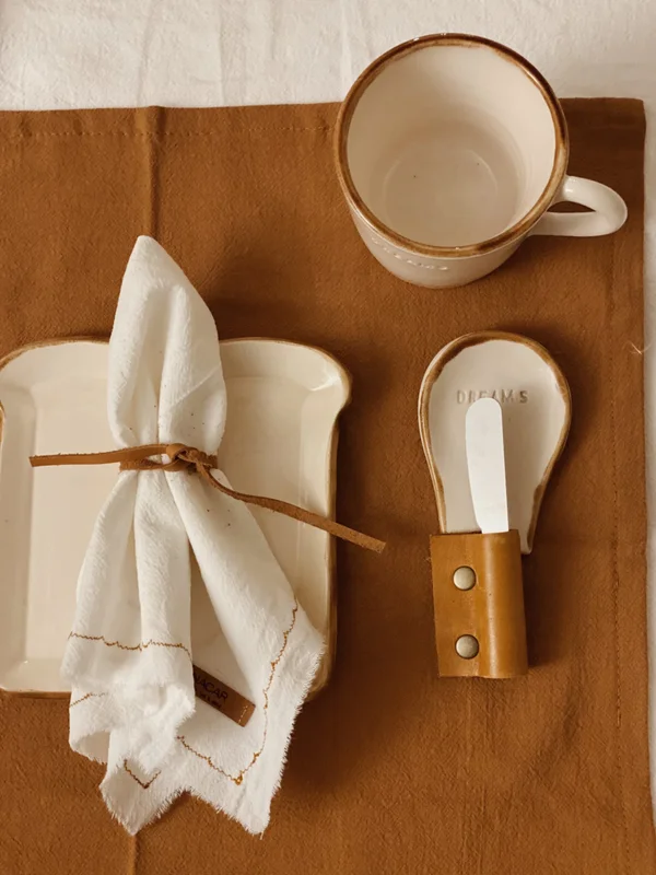 Servilletero Lazos – Kit x6 en Blanco - Textiles, Uruguay | Dreams On Time, vista 7
