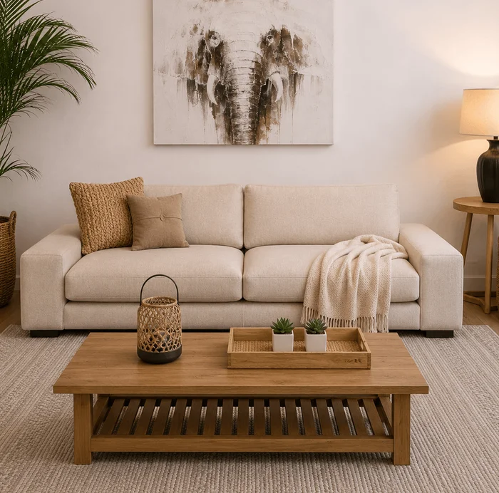 SOFÁ MOZAMBA en Beige - Sillones y sofás, Uruguay | Forum Design
