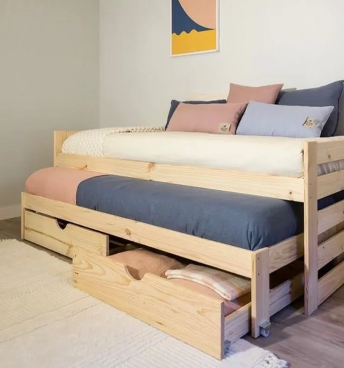 Cama Dalta en Madera natural - Dormitorio, Uruguay | Treehouse Deco, vista 2