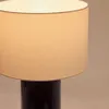 Lámpara de mesa Toneric de cerámica con acabado - azul y algodón en Azul - Lámparas de mesa, Uruguay | Kavehome, vista 4 de 7