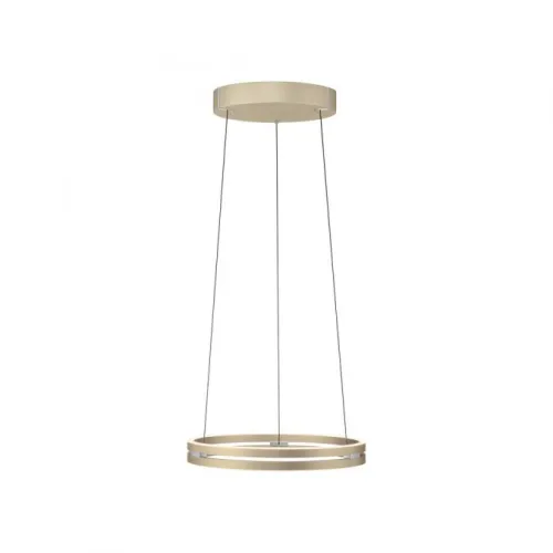 Colgante led anillo motorizado 40w 50cm a control remoto con varias funciones, Champagne en Amarillo - Lámparas colgantes, Uruguay | Iluminica