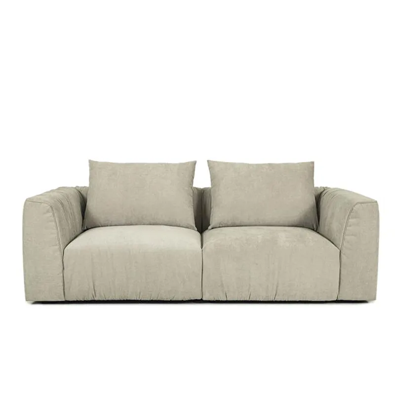 SOFA CORSO 216X105X80CM TELA GRIS CLARO - Sillones y sofás, Uruguay | Vinibel