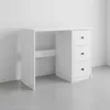 Escritorio Mdf Blanco Americana 3 Cajones en Blanco - Escritorios y sillas de escritorio, Uruguay | Divino, vista 1 de 2