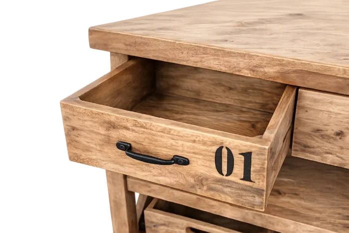 A177 Barra 107x45/72x92 en Madera natural - Mesas de comedor, Uruguay | Victoriana, vista 6