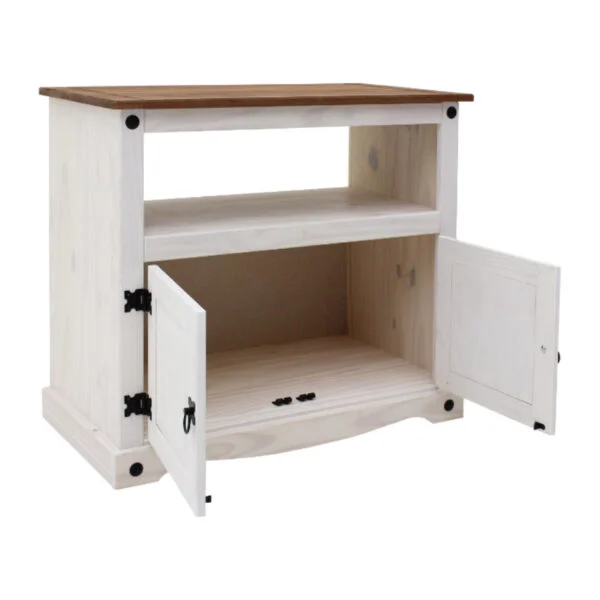 Rack R4 L/Picasso en Blanco - Muebles para TV, Uruguay | Palermo Casa Deco, vista 2