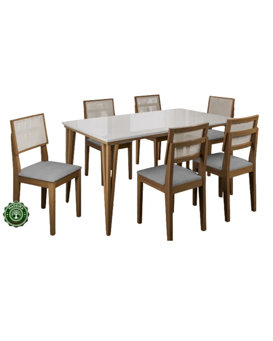 Juego de comedor Safari 6 sillas - Moderna Hogar - Mesas de comedor, Uruguay | Moderna Hogar, vista 2
