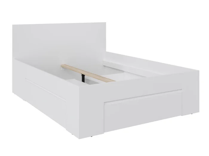 Estructura cama LIMFJORDEN 2 Plazas 140x190 3 cajonesblanco en Blanco - Dormitorio, Uruguay | JYSK, vista 2