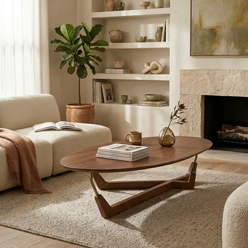 MESA DE LIVING NATU en Madera natural - Muebles, Uruguay | Indrana