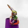 LUMINARIA DE MESA RABBIT GRAFFITI Púrpura  - Lámparas de mesa, Uruguay | Viasono, vista 3 de 3