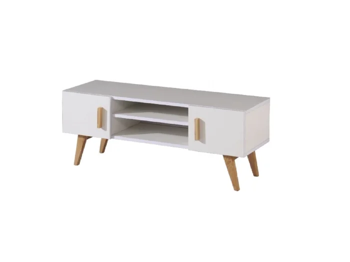 Rack AISHA en Blanco - Muebles para TV, Uruguay | Finkel