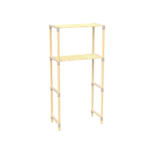 ESTANTERIA ORGANIZADO P/LAVARROPAS 127x33x66CMS MADERA Y PP en Madera natural - Bibliotecas, Uruguay | Koz