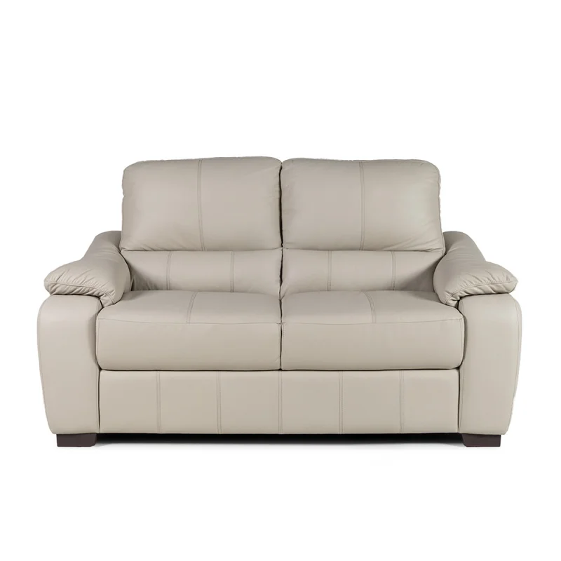 Sofá Portofino - Cuero Básico - 2 cuerpos - Arena - (Preventa) en Beige - Sillones y sofás, Uruguay | NYR, vista 3