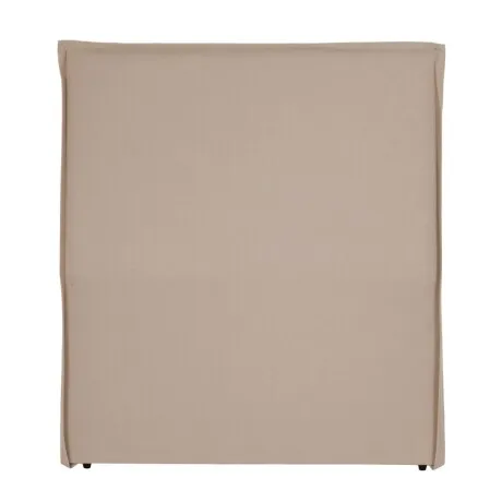 Respaldo Plaza y media tela natural - Beige en Beige - Dormitorio, Uruguay | La Cueva Muebles