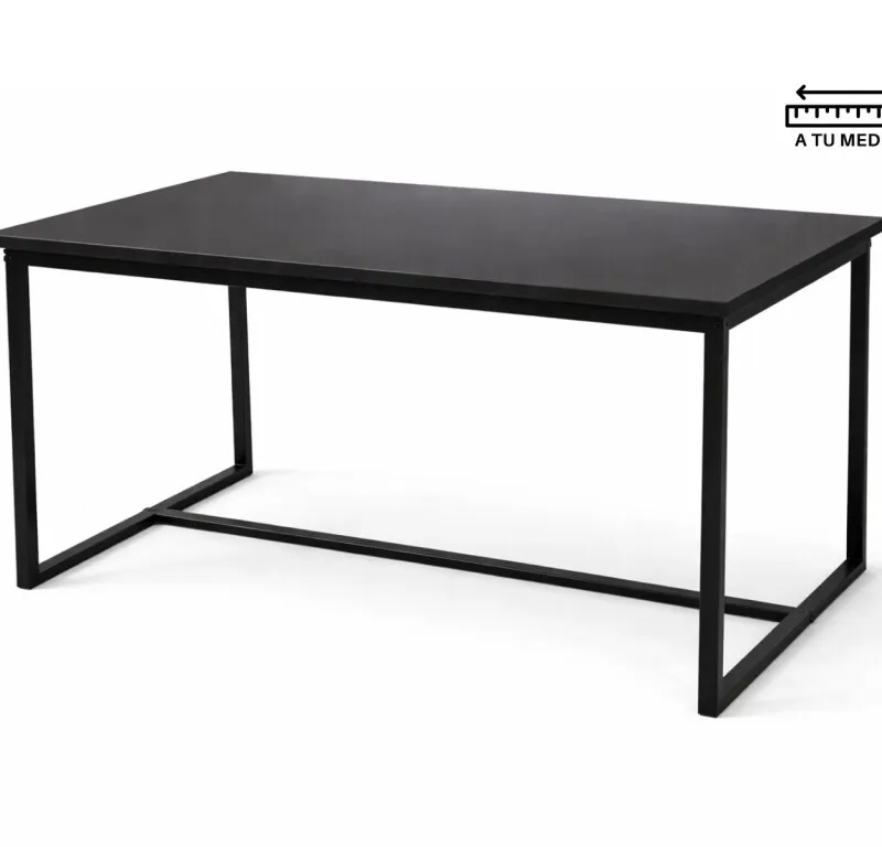 Mesa BLACK Rectangular en Negro - Mesas de comedor, Uruguay | Finkel