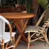 MESA DE COMEDOR PLEGABLE DIAMETRO 100X83H JATOBA - Muebles para el exterior, Uruguay | Vinibel, vista 4 de 4
