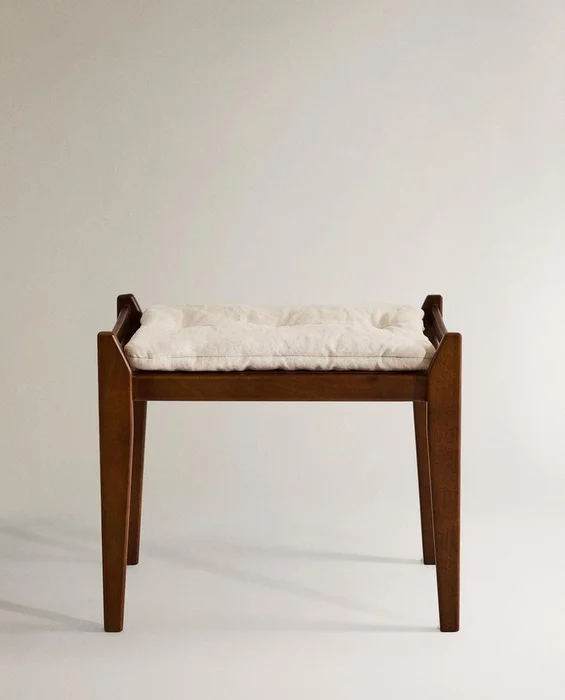 BANCO PEQUEÑO MADERA en Marrón - Butacas, banquetas y puffs, Uruguay | Zara Home, vista 5