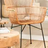 SILLA / BUTACA HONGUITO - FIBRAS Y RATTAN MIEL en Marrón - Butacas, banquetas y puffs, Uruguay | La Iberica, vista 5 de 13