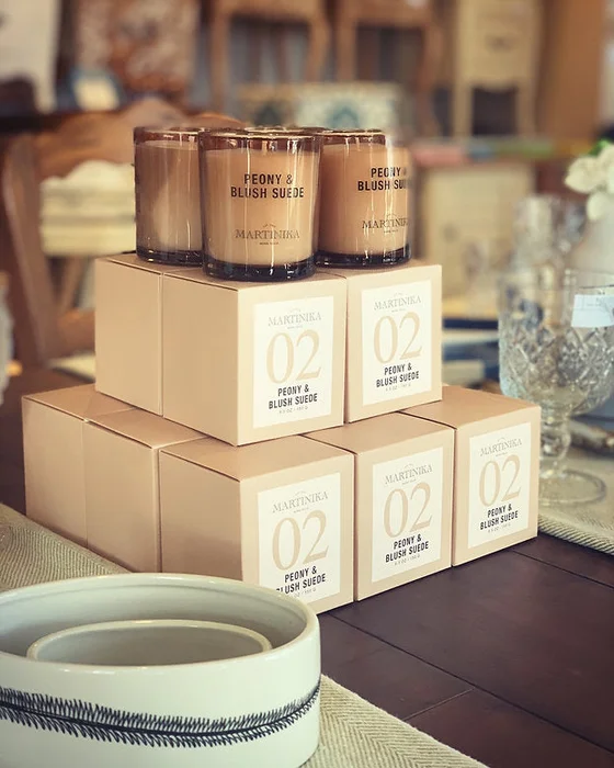 Vela NRO.02 en Beige - Velas y Portavelas, Uruguay | Martinika Deco, vista 2
