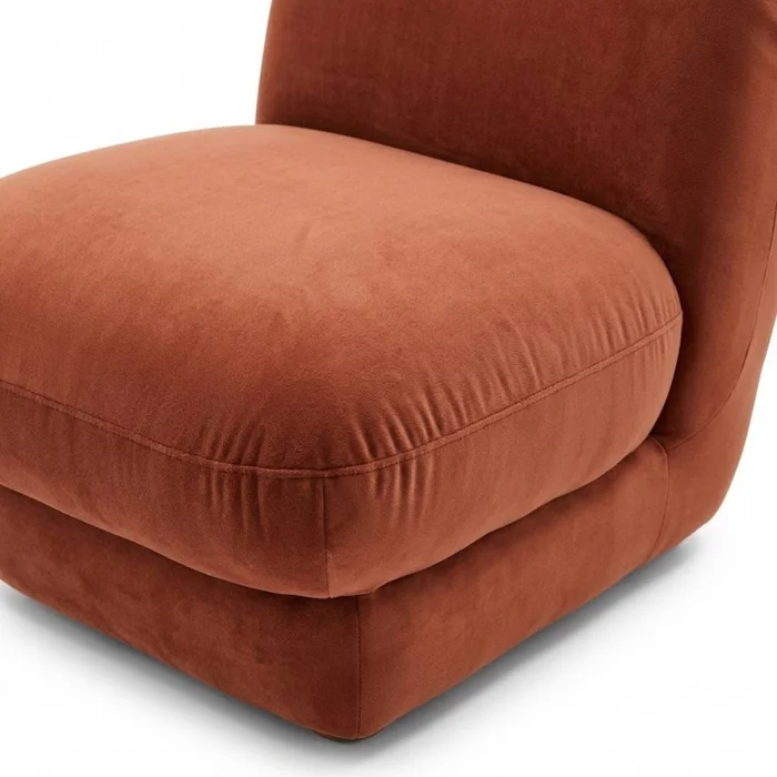Butaca Soft - Tela Microfibra - C258 (Ladrillo) en Naranja, Uruguay | NYR, vista 2
