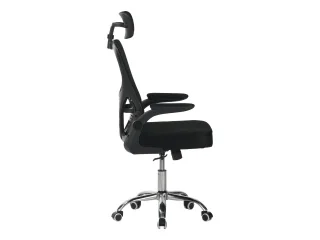 Silla de escritorio con apoya cabeza en Negro - Escritorios y sillas de escritorio, Uruguay | Que Sal Muebleria, vista 2