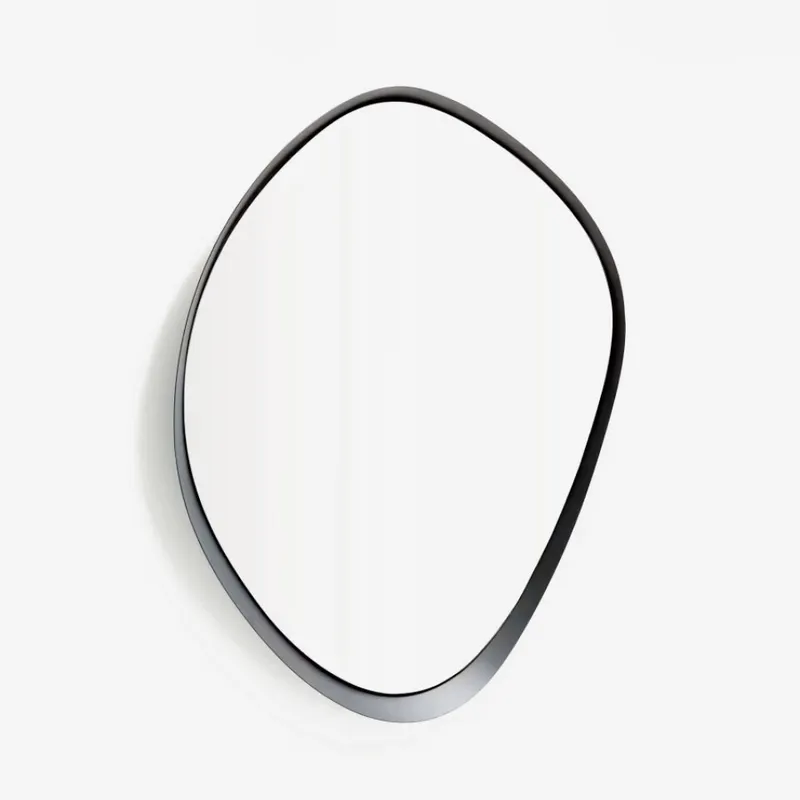 Espejo Tebel de metal negro - 85 x 93,5 cm en Negro - Espejos, Uruguay | Kavehome