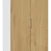 Ropero Armario de 2 Puertas, Perchero y 2 Cajones en MDP - Madera - Línea Melilla - Blanco en Blanco - Roperos y placares, Uruguay | Mulata, vista 7 de 10