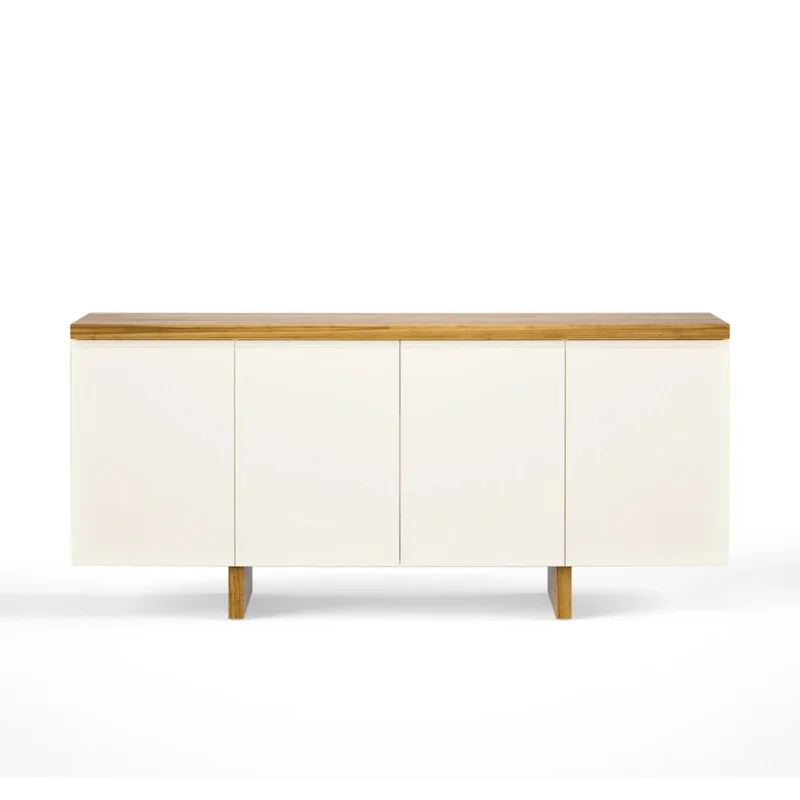 Aparador Buffet SUD 1.8 - Linea Nevada - Off White / Cinamomo en Blanco - Mesas de arrimo, Uruguay | Ecowood, vista 4