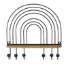 REPISA PERCHERO 6 COLGADORES METAL Y MADERA 40X40X8.5 CM - Percheros y colgadores, Uruguay | Decohogar, vista 1 de 3