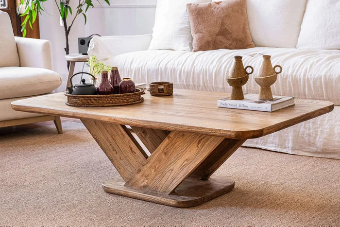 MESA LIVING VIGO - 1.50 X 0.80 en Madera natural - Mesas de living, Uruguay | La Iberica