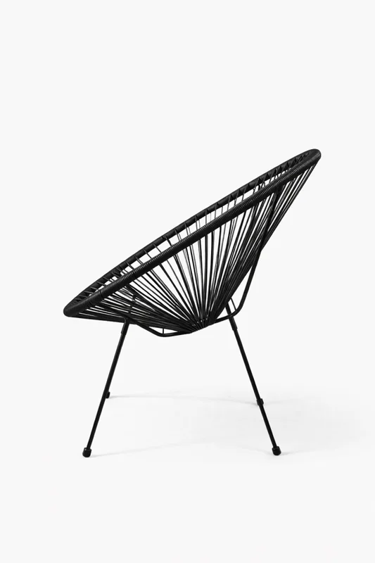 Butaca Acapulco - Negro en Negro - Sillones y sofás, Uruguay | Indian, vista 4