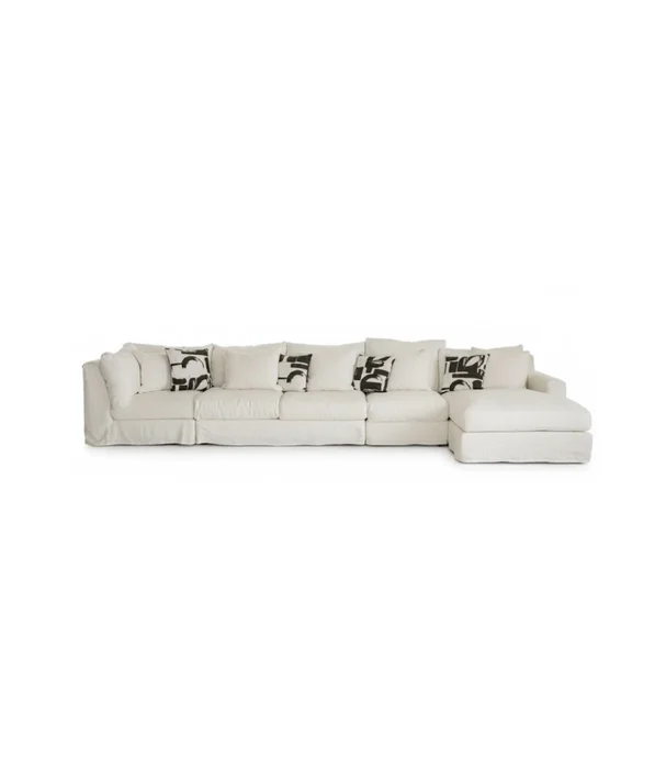 MODULO SIMPLE SOFA BISCARROSSE BLANCO en Blanco - Sillones y sofás, Uruguay | Más Infinito Casa