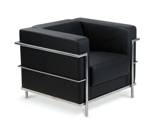 Poltrona le corbusier en Negro - Butacas, banquetas y puffs, Uruguay | New York Home