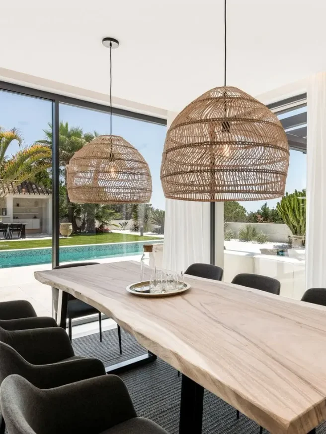 LÁMPARA TECHO YAKARTA en Madera natural - Lámparas colgantes, Uruguay | HomeTouch, vista 2