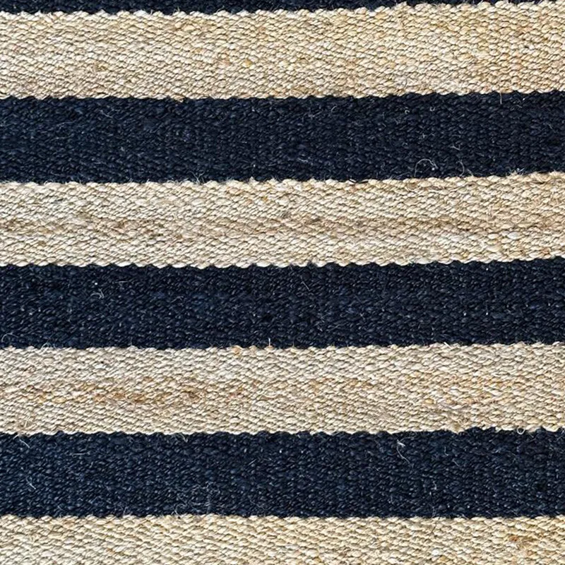 ALFOMBRA AGRA JUTE 160X230 NATURAL BLACK en Negro - Textiles, Uruguay | Vinibel